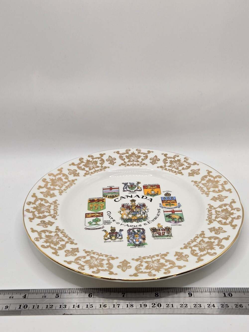 VTG Paragon Dessert Plate Canada Coats of Arms and Emblems